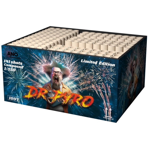 Dr. Pyro - 141 Schuss insgesamt, davon 80 Schuss gefächert